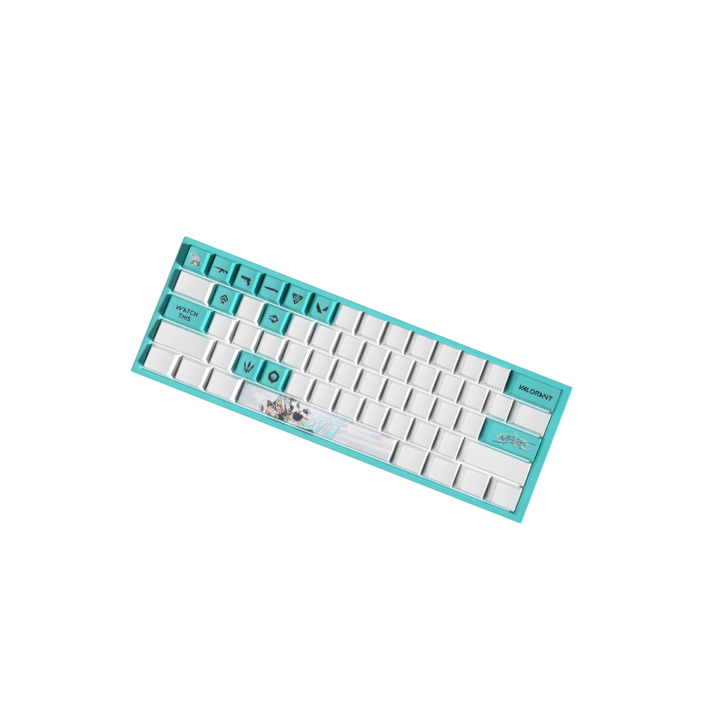 Valorant JETT PBT Keycaps Set |14 Keys, OEM Profile, Dye Sub Design