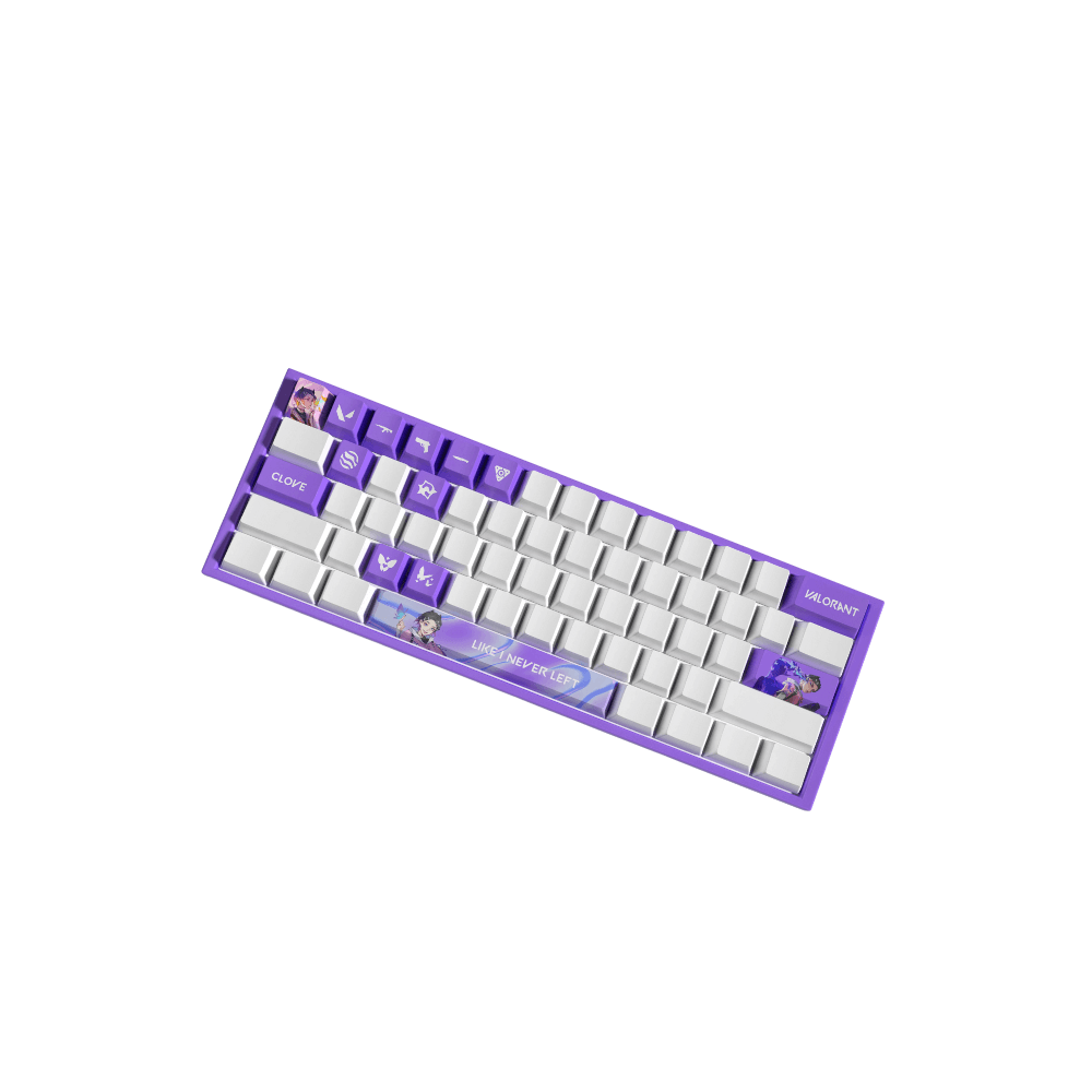 Valorant CLOVE PBT Keycaps Set |14 Keys, OEM Profile, Dye Sub Design