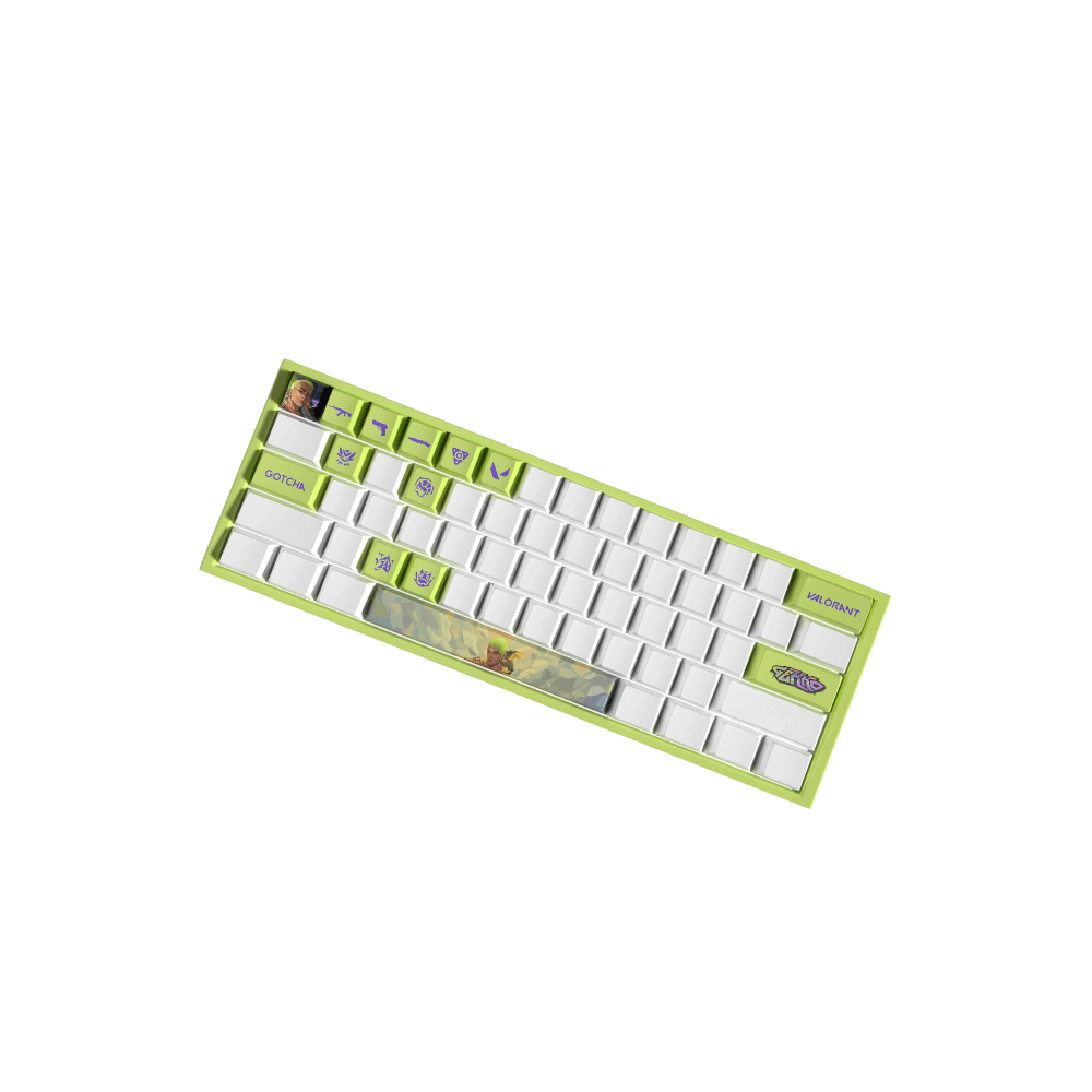 Valorant PBT Keycaps Set |14 Keys, OEM Profile, Dye Sub Design