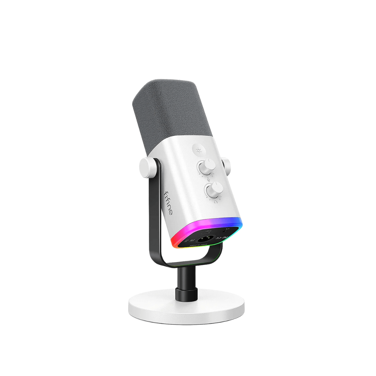 FIFINE AM8 Pro | Dynamic Gaming Mic USB/XLR, RGB & Noise Reduction