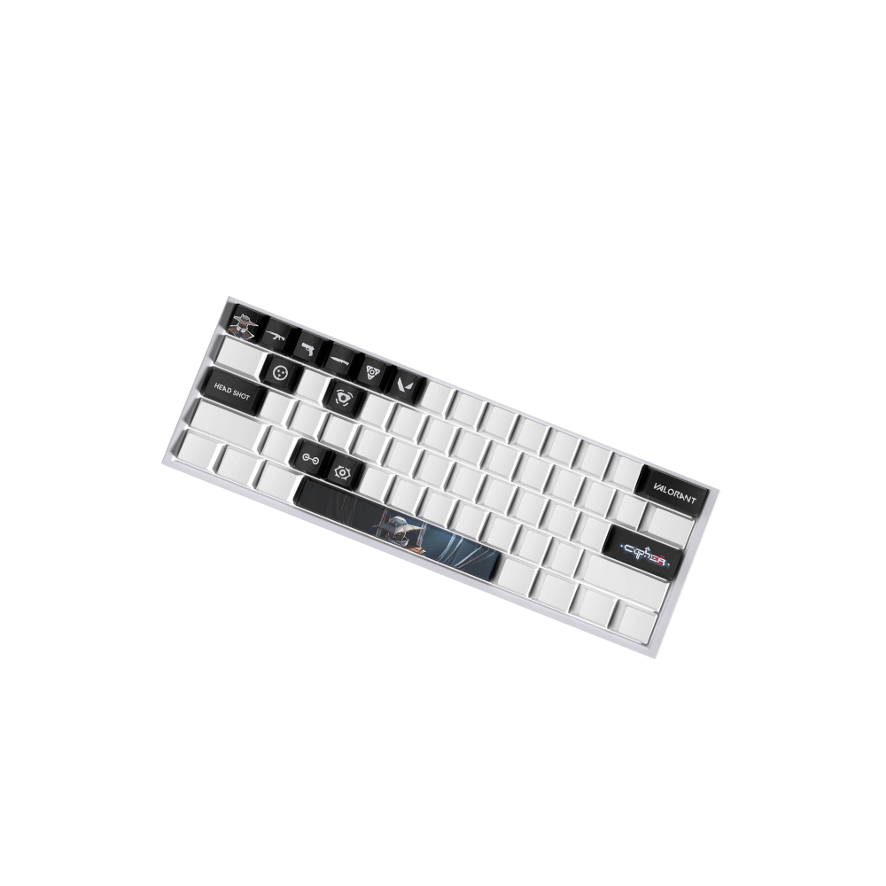 Valorant CYPHER PBT Keycaps Set |14 Keys, OEM Profile, Dye Sub Design