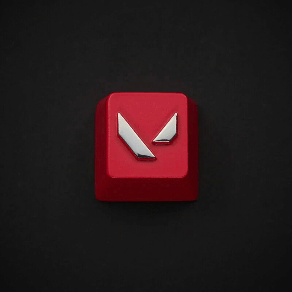 Valorant Zinc Alloy Keycap | Unique Gaming Gift for Mechanical Keyboards