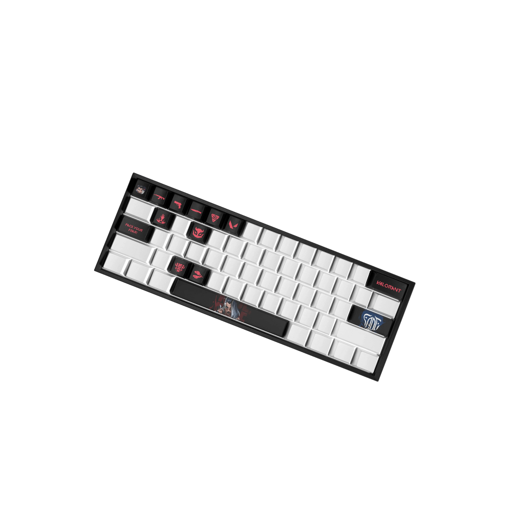 Valorant FADE PBT Keycaps Set |14 Keys, OEM Profile, Dye Sub Design