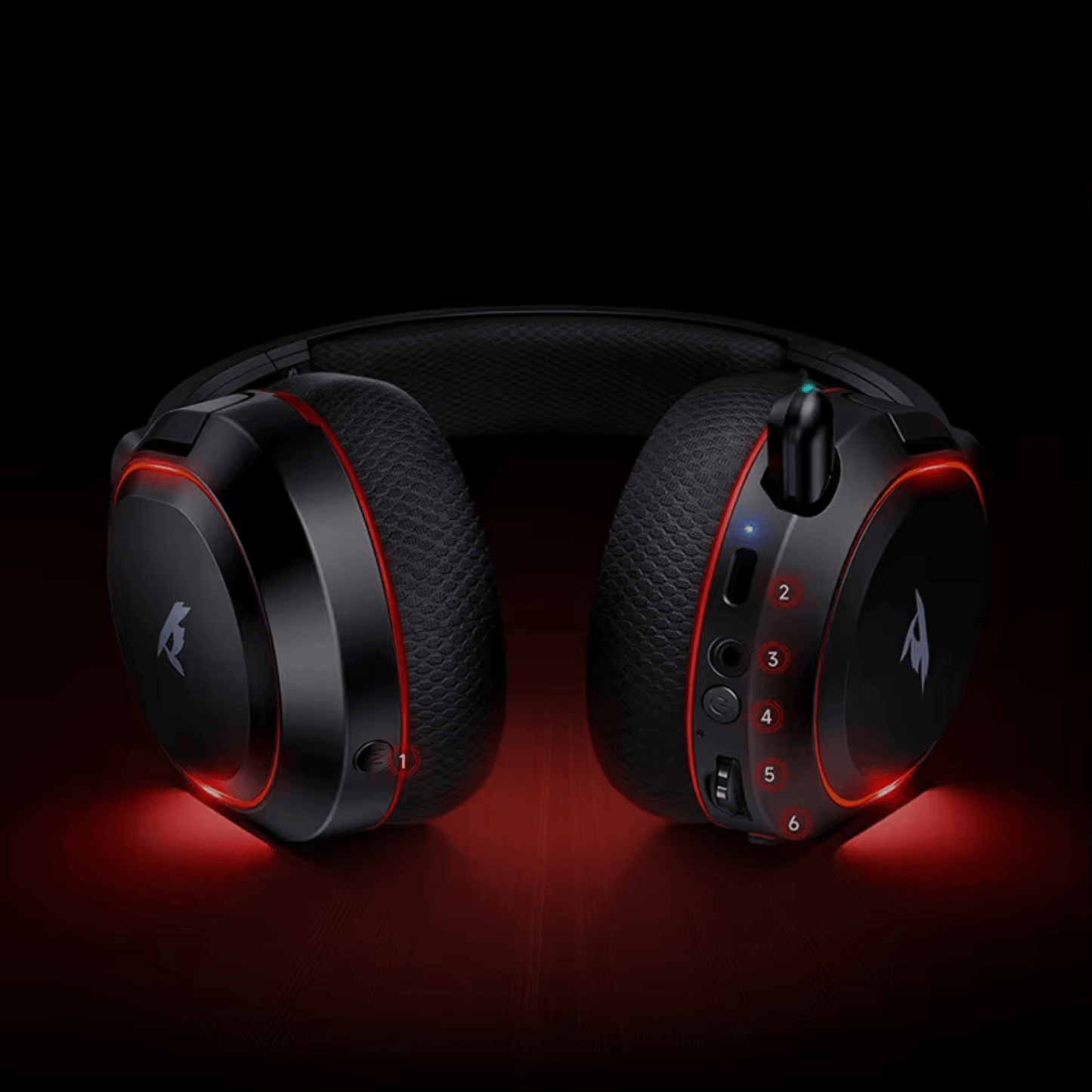 Picun G2 Wireless Gaming Headset |7.1 Surround, Low Latency, ENC Mic